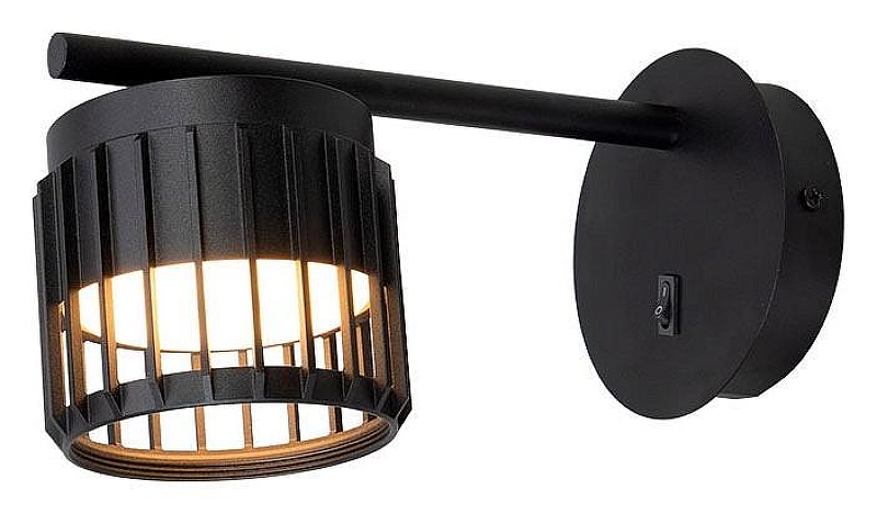 Бра Artelamp Atr1a A8032AP-1BK цвет плафона/подвески Черный, цвет арматуры Черный