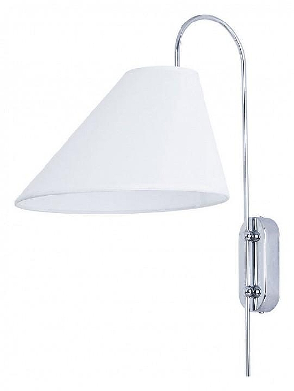 Бра Artelamp Rondo A4086AP-1CC цвет плафона/подвески Белый, цвет арматуры Хром