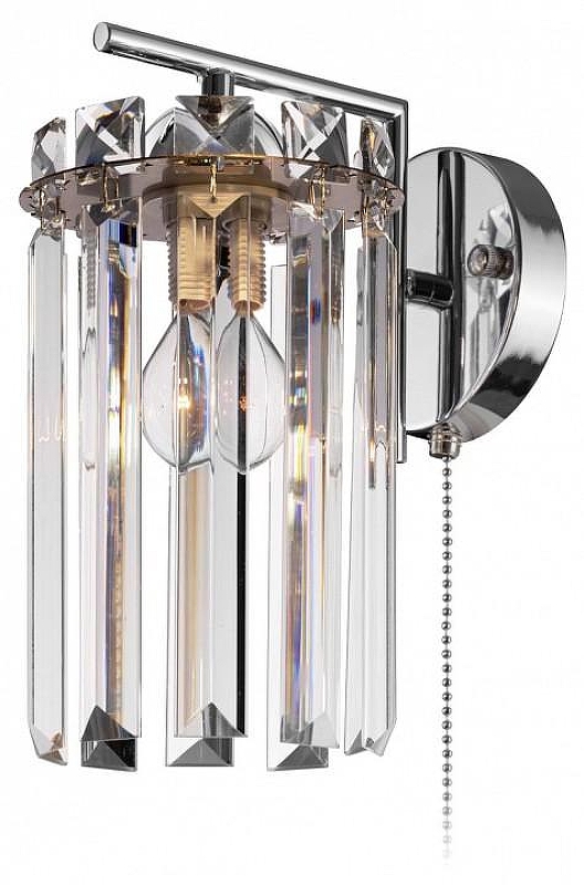 Бра Citilux AX1S CL313411 цвет плафона/подвески Прозрачный, цвет арматуры Хром