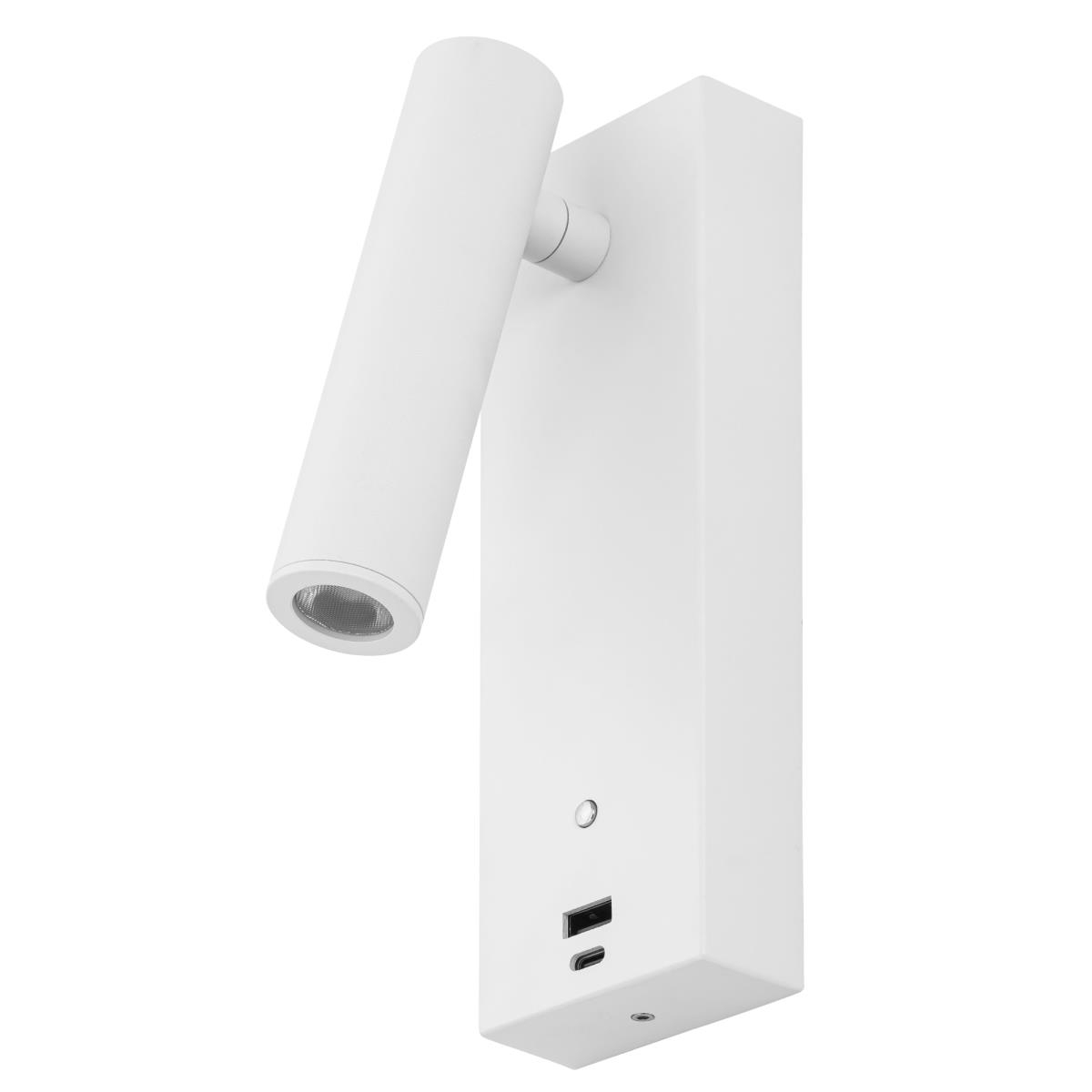Бра Citilux CL704430 Декарт белый с usb