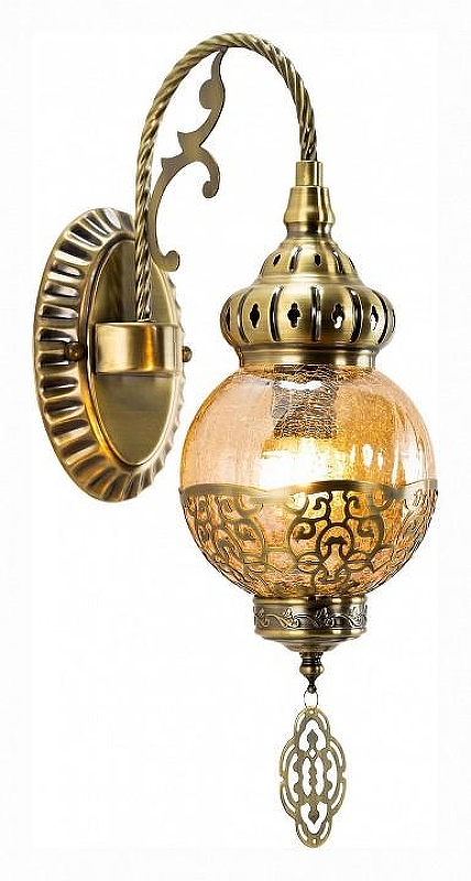Бра Citilux Каир CL419313 цвет плафона/подвески Бронза, Бежевый, цвет арматуры Бронза