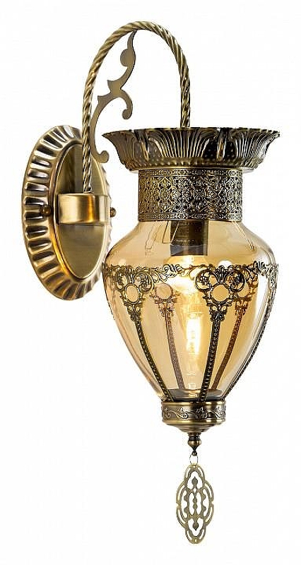 Бра Citilux Каир CL419413 цвет плафона/подвески Бронза, Бежевый, цвет арматуры Бронза