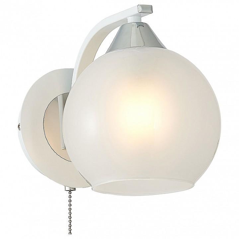 Бра Citilux Отто CL121310 цвет плафона/подвески Белый, цвет арматуры Хром