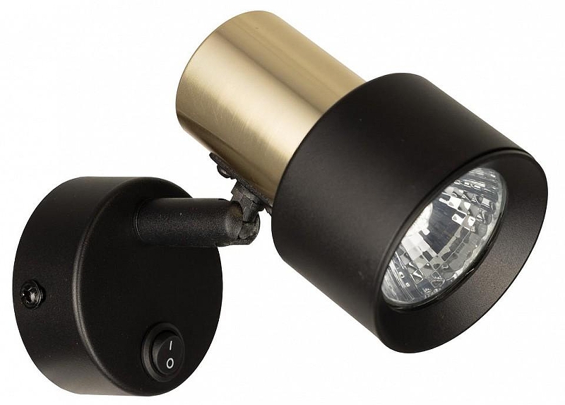 Бра Citilux SAT CL505611 цвет плафона/подвески Черный, цвет арматуры Золото, Черный
