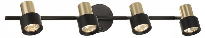 Бра Citilux SAT CL505641 цвет плафона/подвески Черный, цвет арматуры Золото, Черный