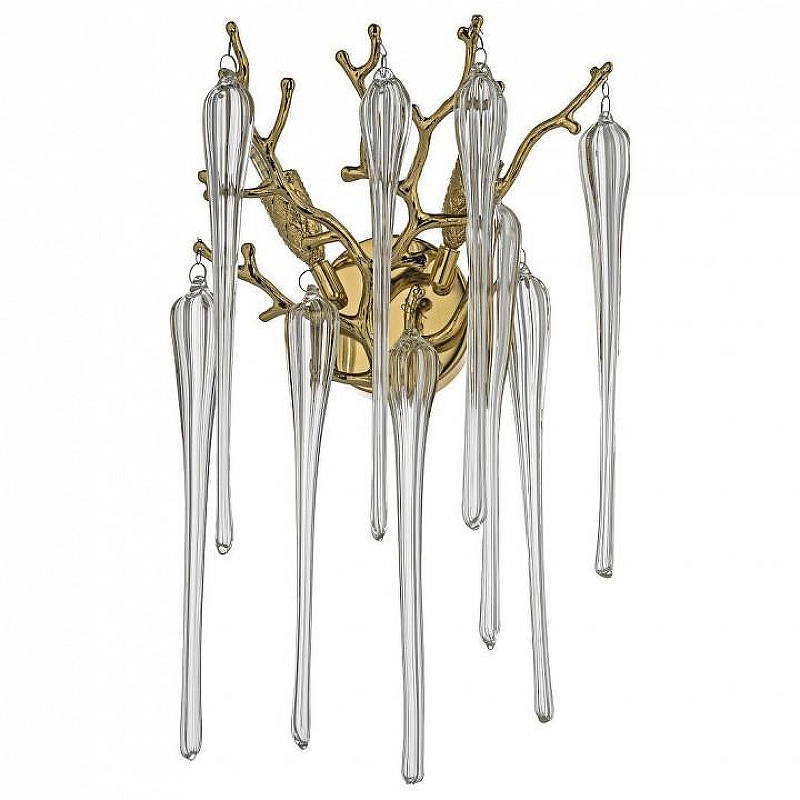 Бра Dio D’Arte Tavenna Gold Tavenna H 2.26.101 G цвет плафона/подвески Прозрачный, цвет арматуры Золото