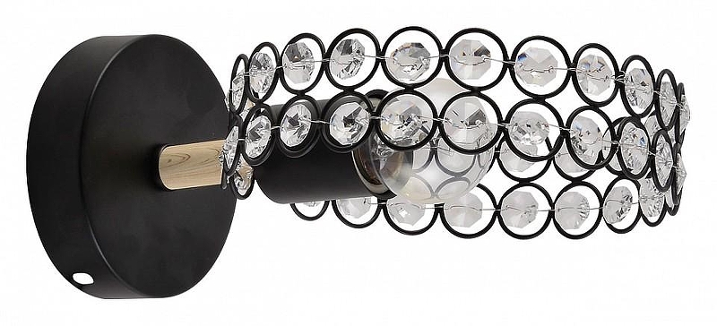 Бра Escada Banjo 679/1A Black цвет плафона/подвески Прозрачный, цвет арматуры Коричневый, Черный