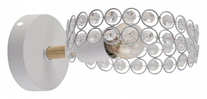 Бра Escada Banjo 679/1A White цвет плафона/подвески Прозрачный, цвет арматуры Белый, Коричневый