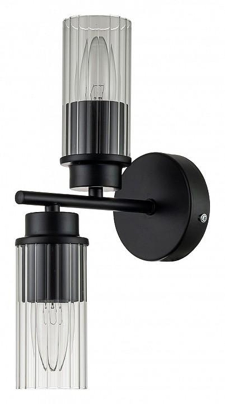 Бра Escada Reverse 2100/2A Black цвет плафона/подвески Прозрачный, цвет арматуры Черный