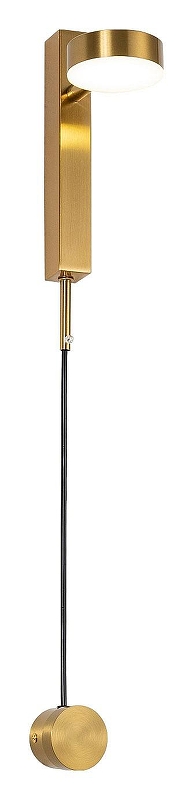 Бра Favourite Spiner 4063-1W цвет плафона/подвески Белый, Золото, цвет арматуры Золото