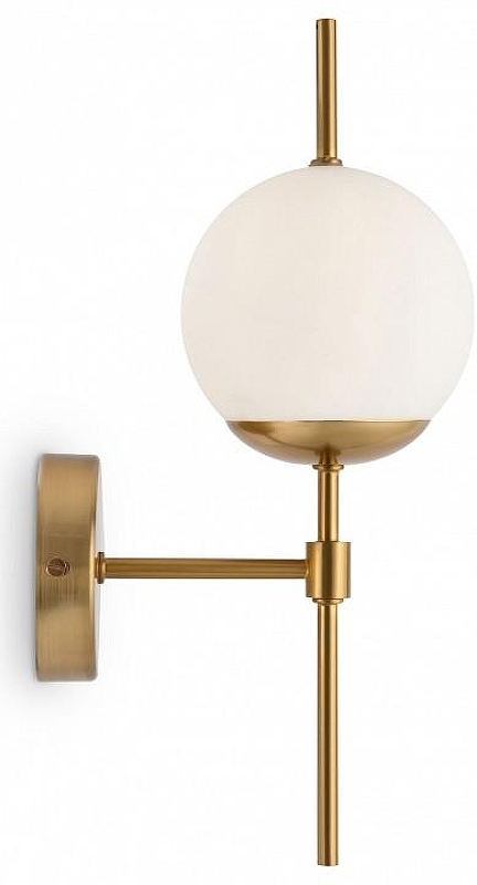 Бра Freya Damask FR5205WL-01BS цвет плафона/подвески Белый, цвет арматуры Латунь