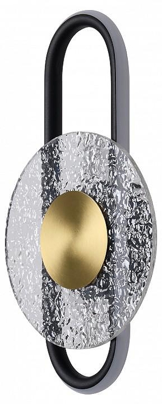 Бра Freya Drip FR6173WL-L12B цвет плафона/подвески Прозрачный, цвет арматуры Черный