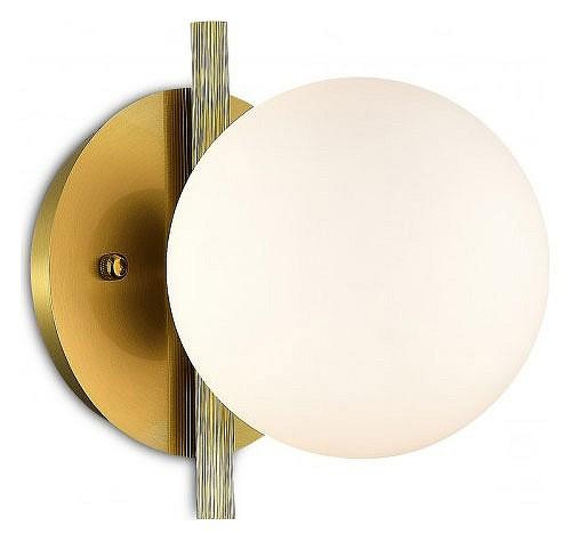 Бра iLamp Golden W2134-1 BR цвет плафона/подвески Белый, цвет арматуры Золото
