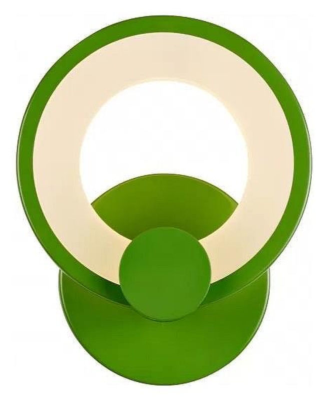 Бра iLedex Ring A001/1 Green цвет плафона/подвески Белый, Зеленый, цвет арматуры Зеленый