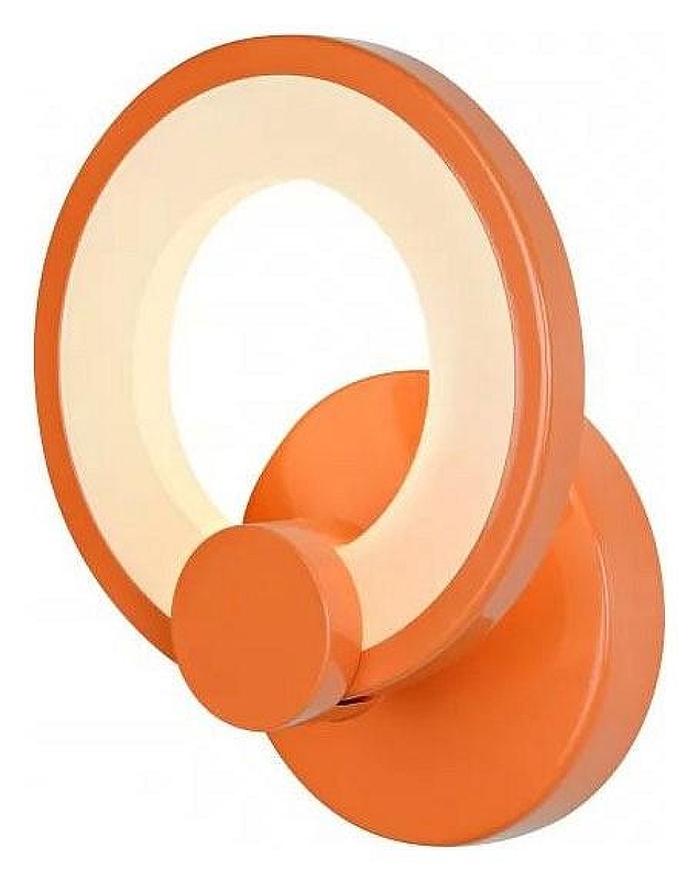 Бра iLedex Ring A001/1 Orange цвет плафона/подвески Белый, Оранжевый, цвет арматуры Оранжевый