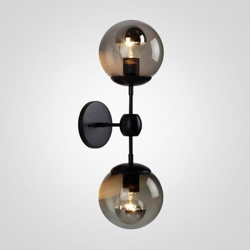 Бра Imperiumloft Modo Chandelier 44.025 цвет плафона/подвески Дымчатый, цвет арматуры Черный