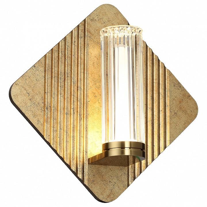 Бра Indigo 14032 14032/B/1W Gold цвет плафона/подвески Прозрачный, цвет арматуры Золото