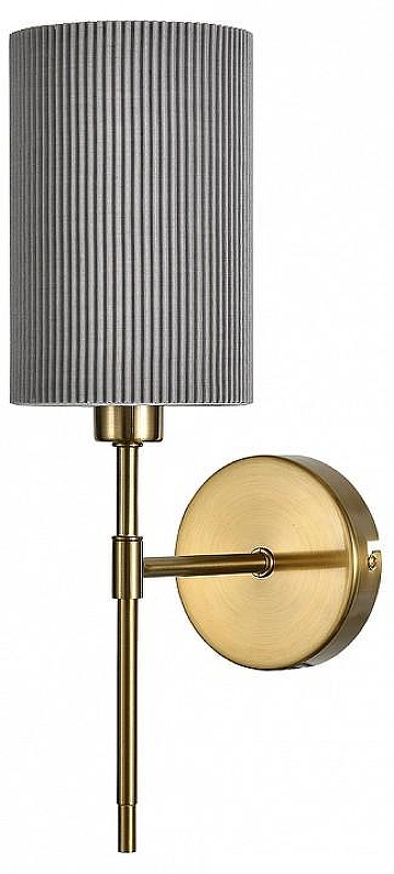 Бра Indigo Plisse 13033/1W Brass цвет плафона/подвески Коричневый, цвет арматуры Бронза