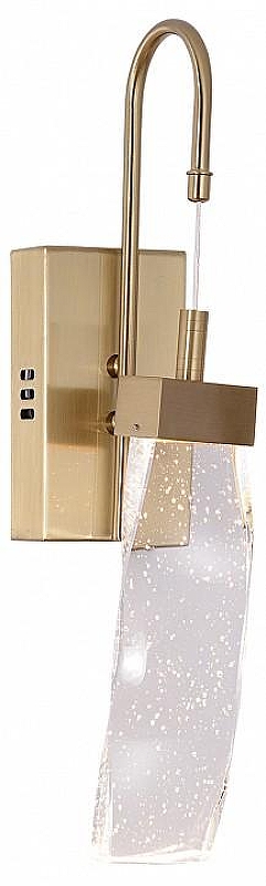 Бра Kink Light Астен 08511,36 цвет плафона/подвески Прозрачный, цвет арматуры Латунь