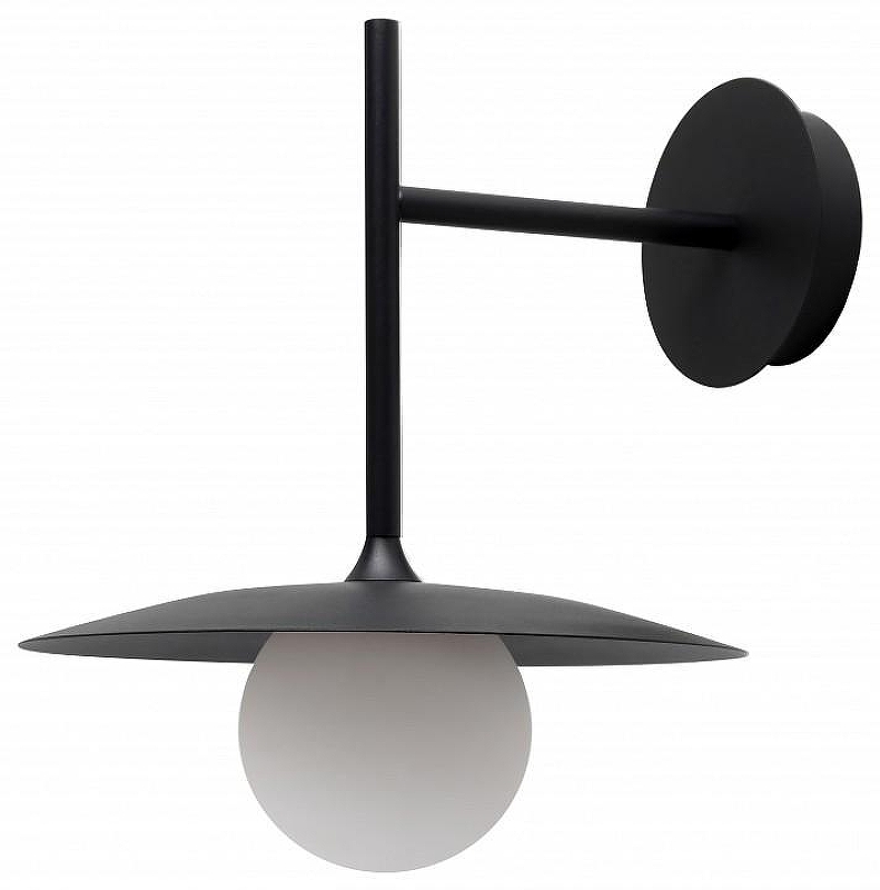 Бра Kink Light Элисон 08469W-1,19 цвет плафона/подвески Белый, цвет арматуры Черный