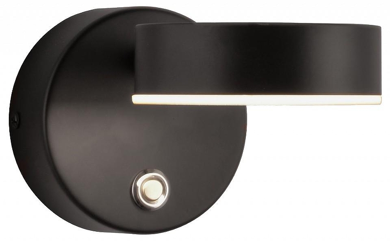 Бра Kink Light Гайли 08450W,19 цвет плафона/подвески Черный, цвет арматуры Черный