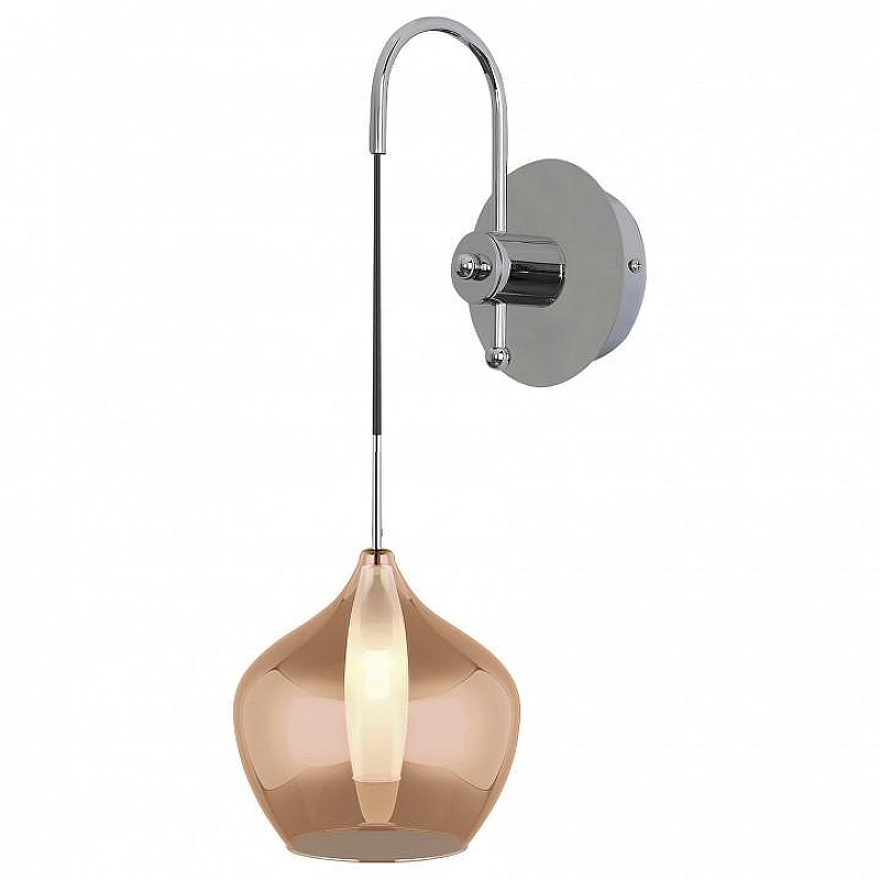 Бра Lightstar Pentola 803543 цвет плафона/подвески Белый, Оранжевый, цвет арматуры Хром