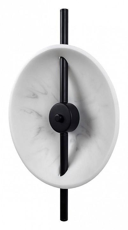 Бра Loft it Marble 10049W цвет плафона/подвески Белый, цвет арматуры Черный