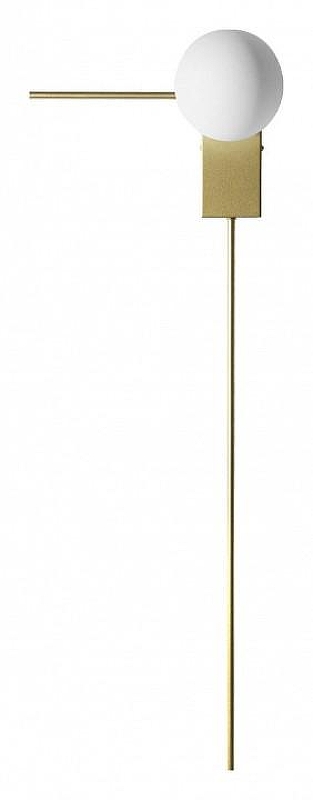 Бра Loft it Mer1d1an 10132/H Gold цвет плафона/подвески Белый, цвет арматуры Золото
