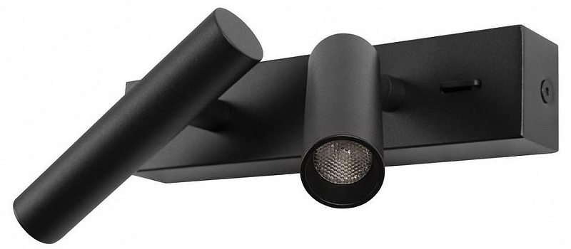 Бра Loft it S1gn 10260/2W Black цвет плафона/подвески Черный, цвет арматуры Черный