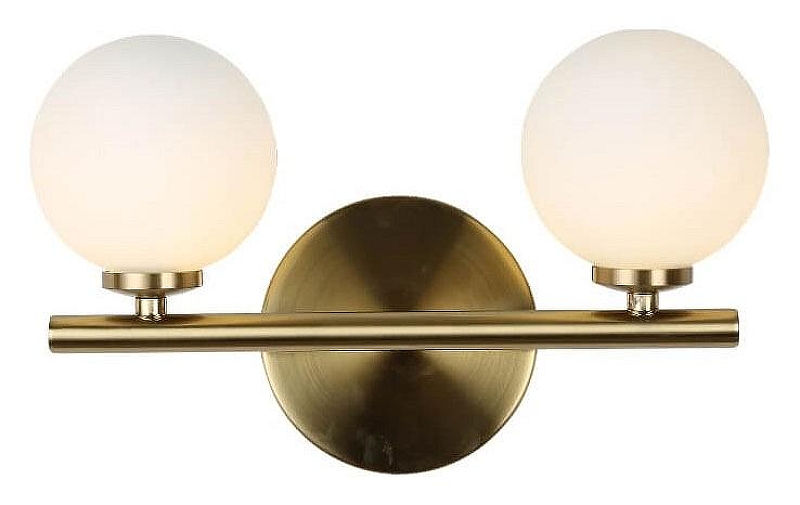 Бра LUMINA DECO Marsiada LDW 6033-2 GD цвет плафона/подвески Белый, цвет арматуры Золото