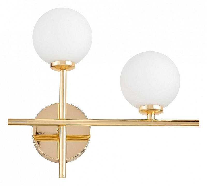 Бра LUMINA DECO Marsiada LDW 6033N-2 RT FGD цвет плафона/подвески Белый, цвет арматуры Золото