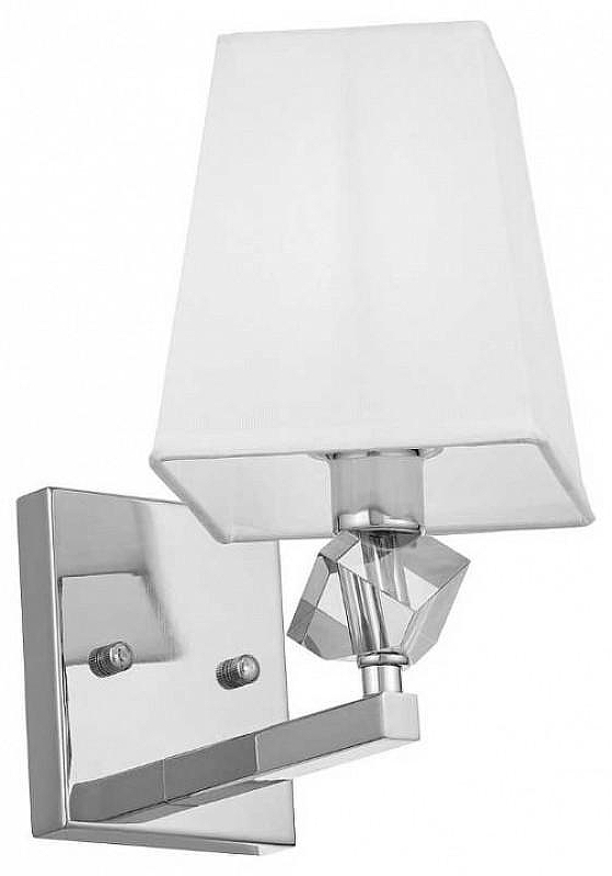 Бра LUMINA DECO Montero LDW 1249-1 CHR+WT цвет плафона/подвески Белый, цвет арматуры Прозрачный, Хром
