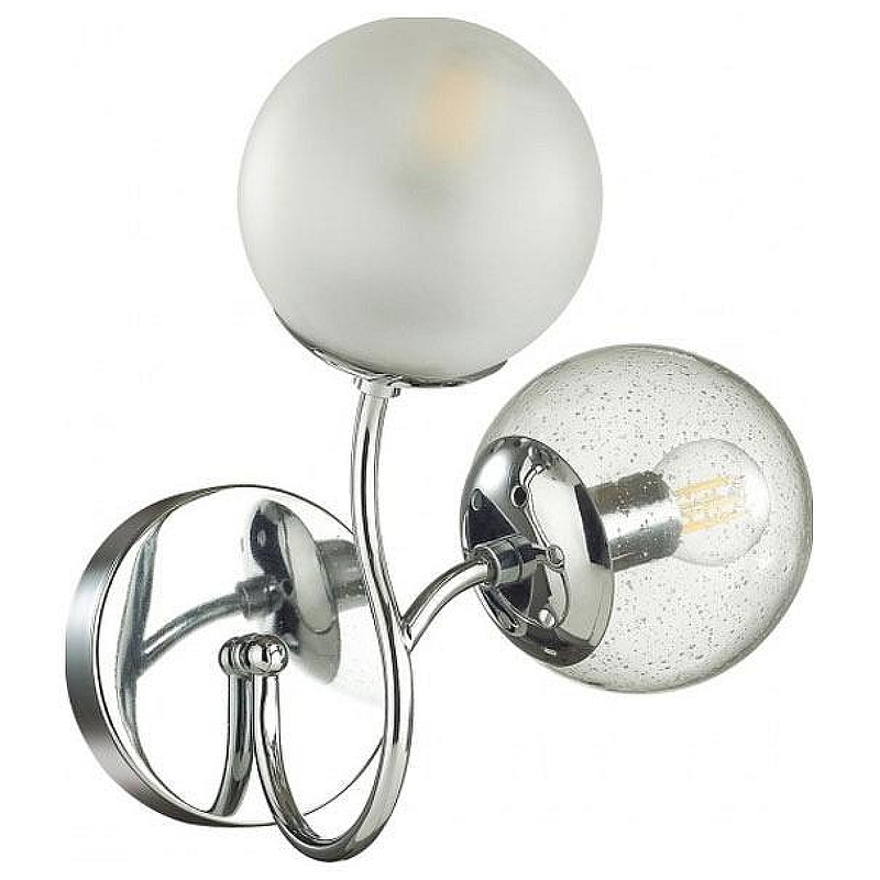 Бра Lumion Candice 1 4554/2W цвет плафона/подвески Белый, цвет арматуры Хром