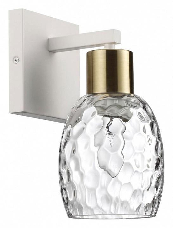 Бра Lumion Ice 6583/1W цвет плафона/подвески Прозрачный, цвет арматуры Белый, Золото