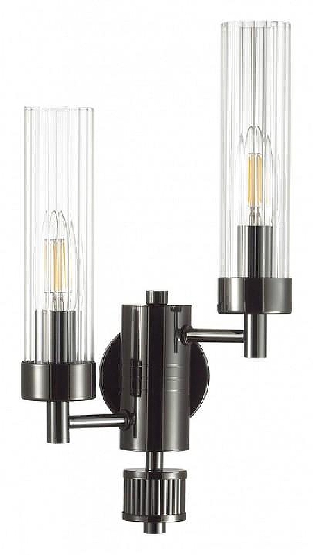Бра Lumion Kamilla 5275/2W цвет плафона/подвески Прозрачный, цвет арматуры Хром
