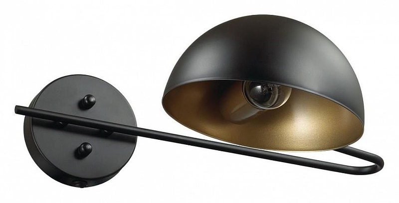 Бра Lumion Kent 5293/1WA цвет плафона/подвески Золото, Черный, цвет арматуры Черный