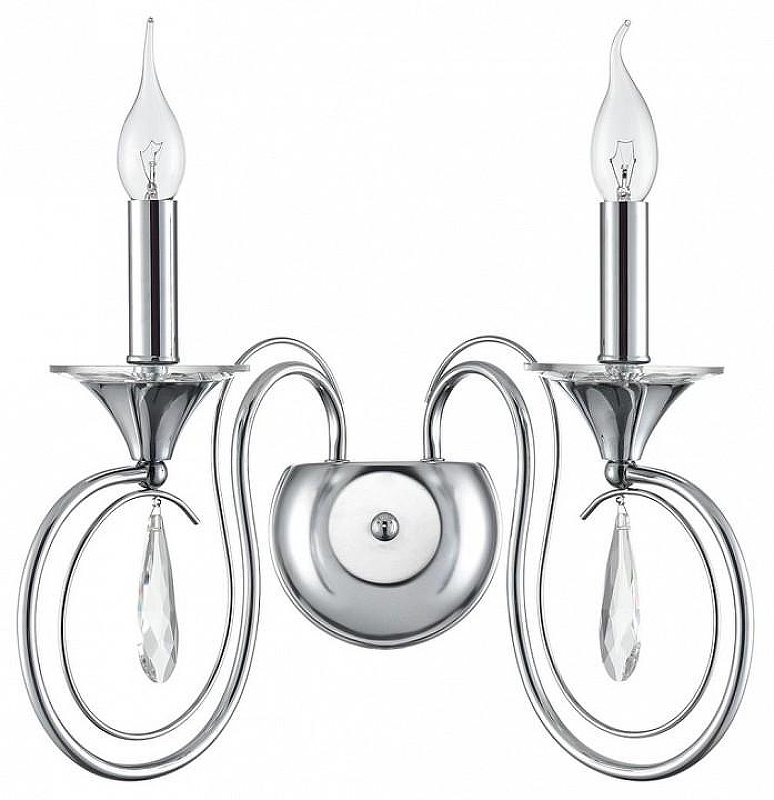 Бра Lumion LAOKA 8032/2W цвет плафона/подвески Прозрачный, цвет арматуры Хром