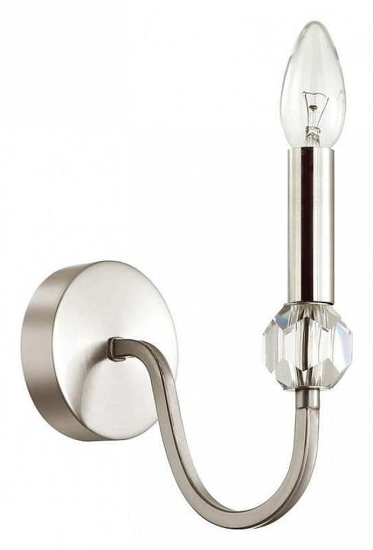 Бра Lumion Mackenzie 4495/1W цвет Прозрачный, Никель