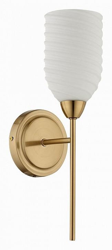 Бра Lumion Monroe 6512/1W цвет плафона/подвески Белый, цвет арматуры Латунь