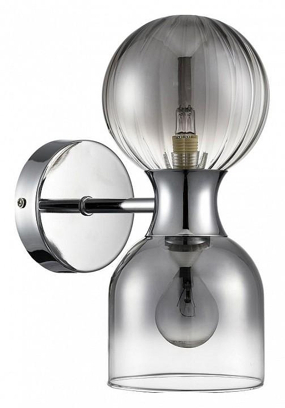 Бра Lumion Tauna 8114/2W цвет плафона/подвески Серый, цвет арматуры Хром