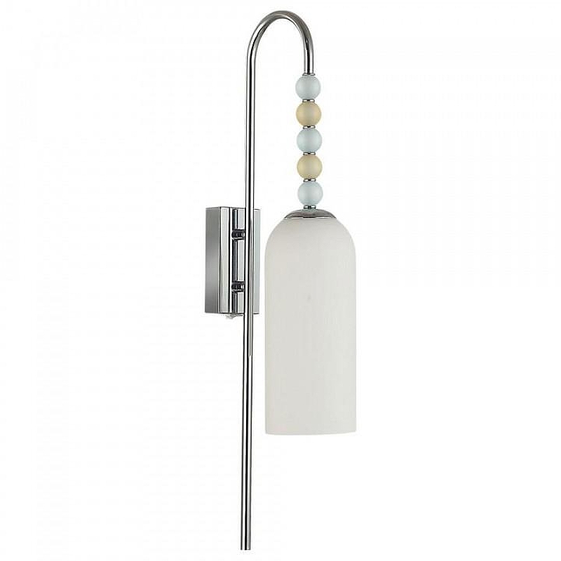 Бра Lumion TRACY 8271/1W цвет плафона/подвески Белый, цвет арматуры Голубой, Желтый, Хром