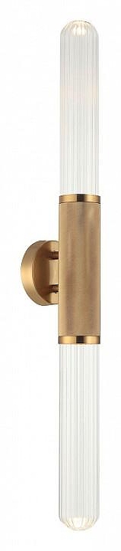 Бра Lussole Blount LSP-8481 цвет плафона/подвески Прозрачный, цвет арматуры Золото