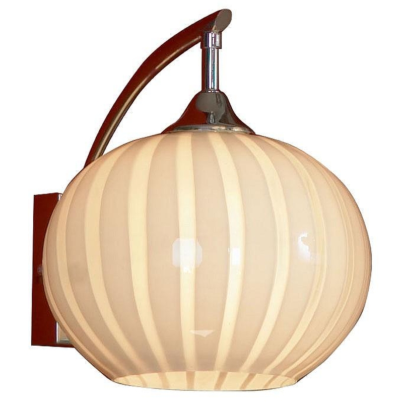 Бра Lussole Cesano LSF-7201-01 цвет плафона/подвески Белый, цвет арматуры Хром