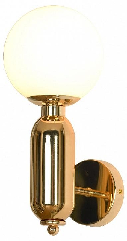 Бра Lussole Cleburne LSP-8474 цвет плафона/подвески Белый, цвет арматуры Золото