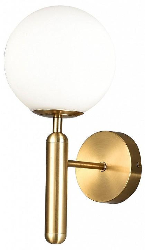 Бра Lussole Cleburne LSP-8591 цвет плафона/подвески Белый, цвет арматуры Золото