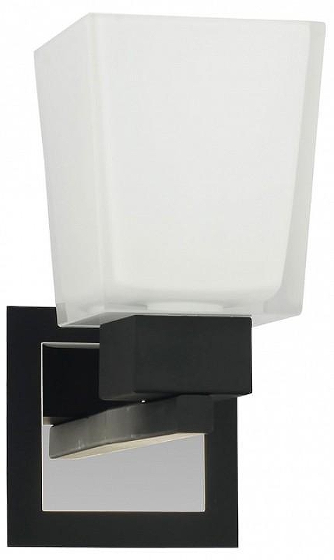 Бра Lussole Lente GRLSC-2501-01 цвет плафона/подвески Белый, цвет арматуры Хром, Черный