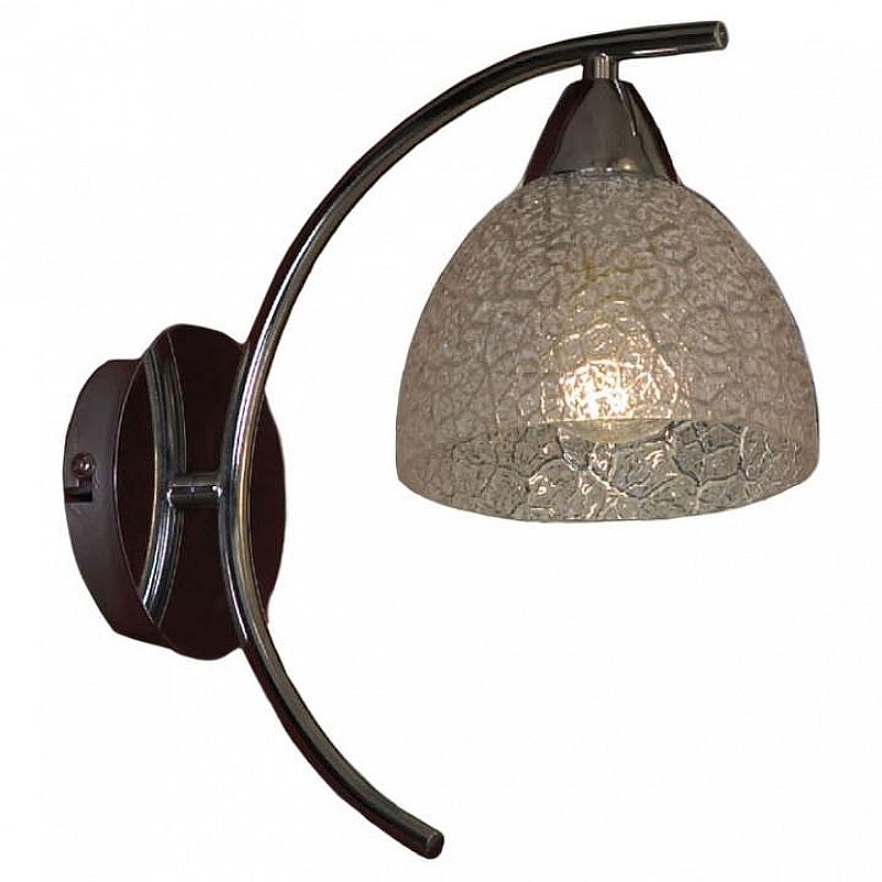 Бра Lussole Zungoli LSF-1601-01 цвет плафона/подвески Белый, цвет арматуры Хром