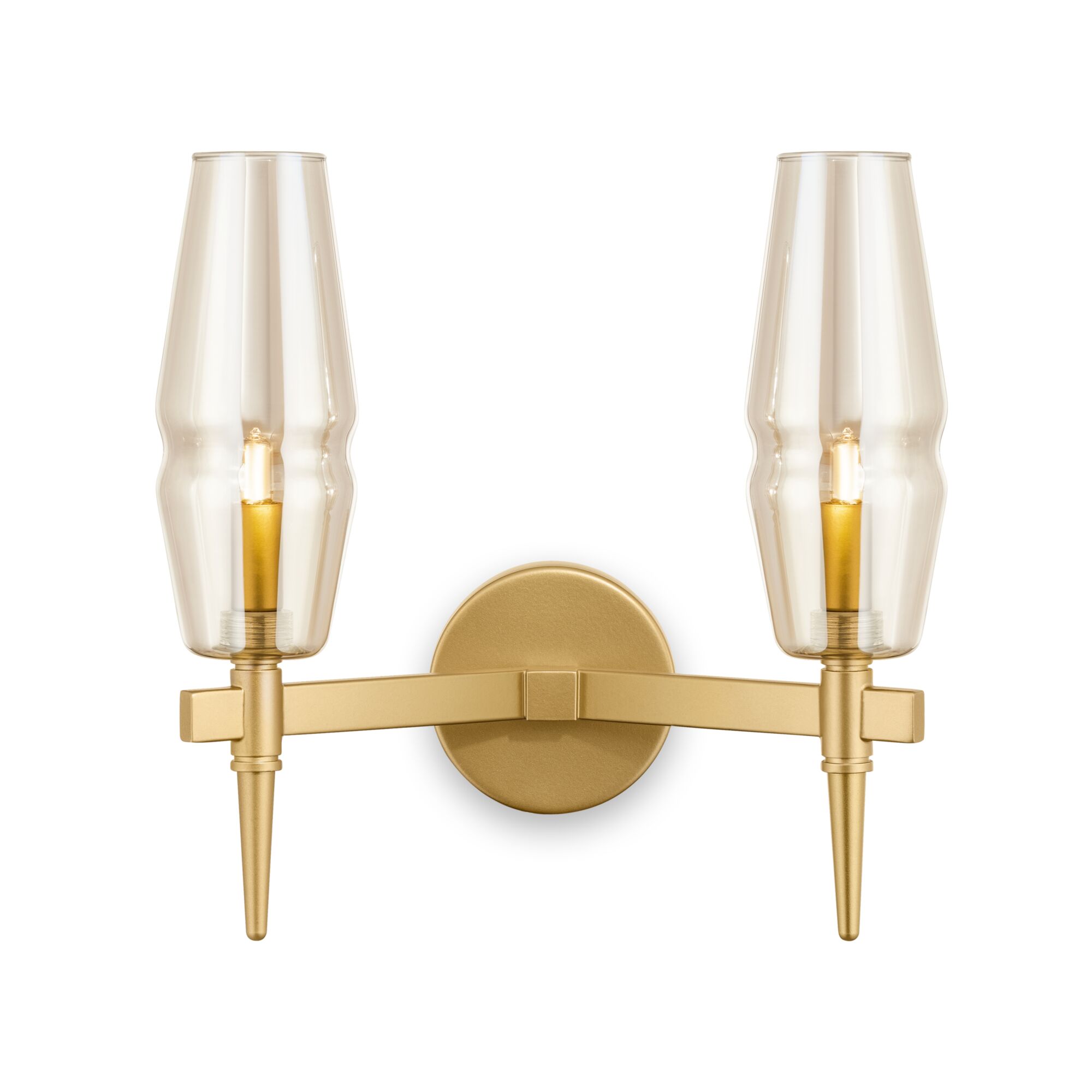 Бра Maytoni H002WL-02G Матовое Золото 2хG9х28W