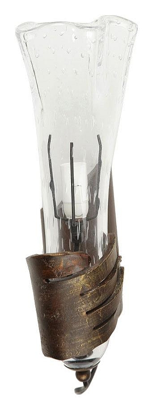 Бра MM Lampadari 6692 6692/A1 V2253 цвет плафона/подвески Прозрачный, цвет арматуры Бронза