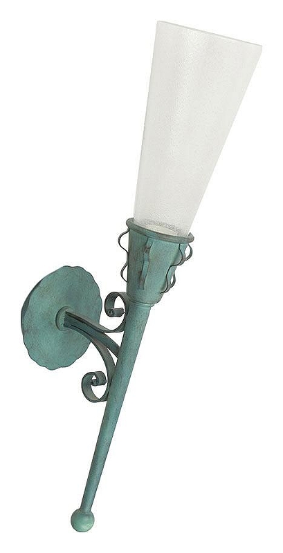 Бра MM Lampadari Fiaccole 6231/A1 V0007 цвет Зеленый